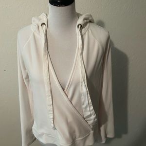 Anthropologie Saturday Sunday  Velour Oversized Hooded Pullover Size Small